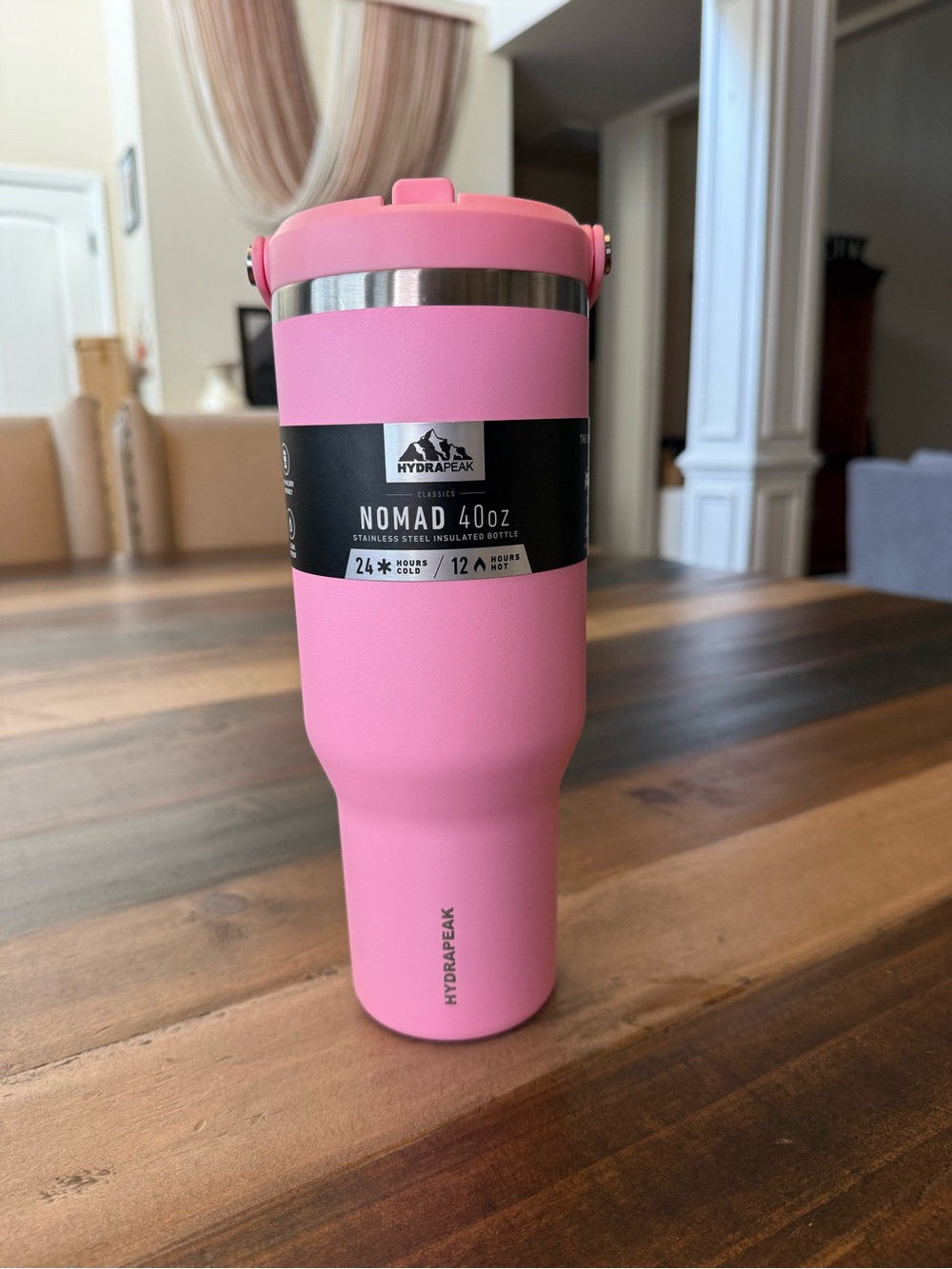 Hydrapeak Nomad 40oz Insulated Tumbler - Pink